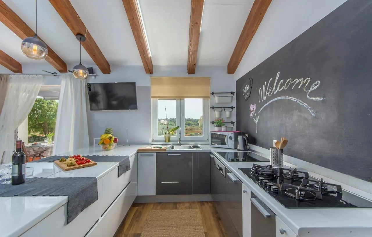 Modern Villa di Rovigno with Pool, Hot Tub&Sea View Rovinjsko Selo Croazia